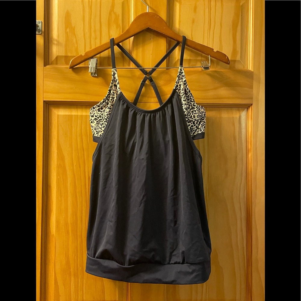 Athleta Racerback Tank Top w/ Built in Bra | Sz 36 B/C